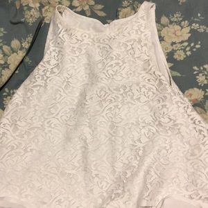 White lace blouse